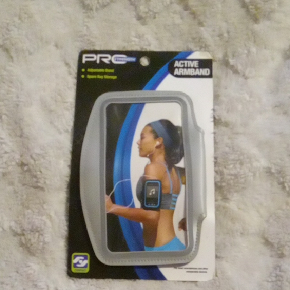 🌻5/$10 Gray Adjustable Phone Armband Case for Exercise